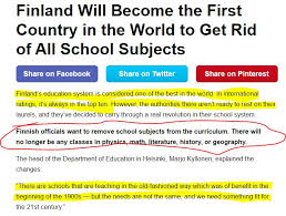 No to School Subjects!