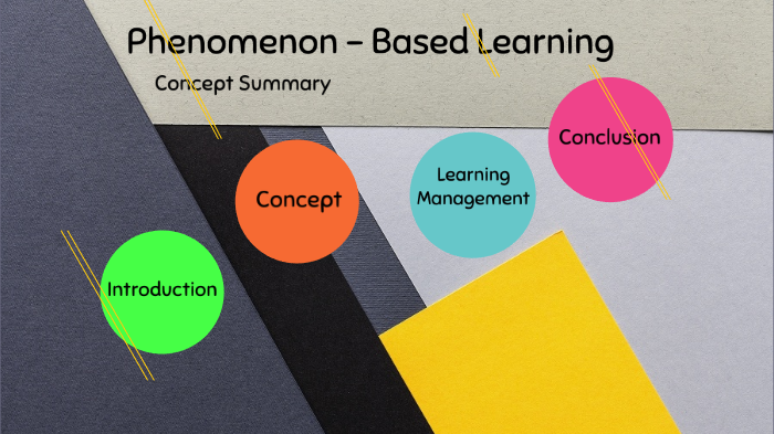 Phenomenon-based Learning